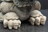 力強い表情で迫力のある木鼻一対 DC7373ab 在庫2個一組