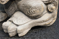 力強い表情で迫力のある木鼻一対 DC7373ab 在庫2個一組