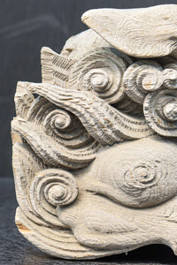 力強い表情で迫力のある木鼻一対 DC7373ab 在庫2個一組