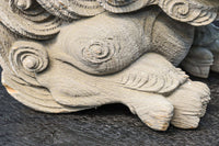 力強い表情で迫力のある木鼻一対 DC7373ab 在庫2個一組