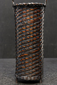 深い色彩で落ち着きのある持ち手付き花カゴ DC7414