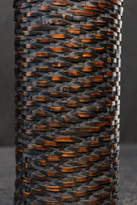 深い色彩で落ち着きのある持ち手付き花カゴ DC7414