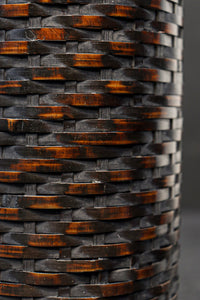 深い色彩で落ち着きのある持ち手付き花カゴ DC7414