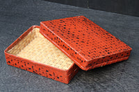 朱の色彩が素敵な文入れ DC7436