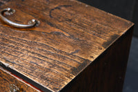 上品な素晴らしい杢目の針箱 DC7446