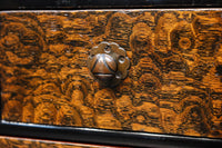 上品な素晴らしい杢目の針箱 DC7446