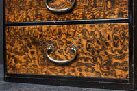 上品な素晴らしい杢目の針箱 DC7446