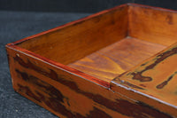 DC7458 艶やかな味わいある模様が素敵な木箱