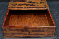 DC7458 艶やかな味わいある模様が素敵な木箱