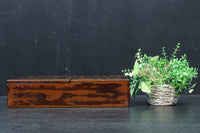 DC7458 艶やかな味わいある模様が素敵な木箱