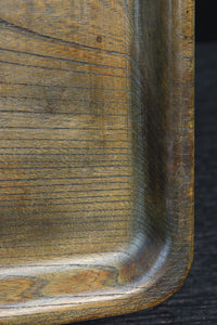 穏やかな杢目で味わいある角盆 DC7478