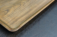 穏やかな杢目で味わいある角盆 DC7478