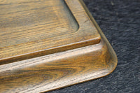 穏やかな杢目で味わいある角盆 DC7478