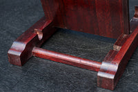 穏やかな杢目が浮かび味わいある中型の皿立て DC7497