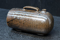 艶やかな渋みを含んだ色彩の趣き漂う陶器製湯たんぽ DC7544