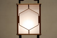 2色のコントラストが映える角型行灯(あんどん) DC7546 在庫2個