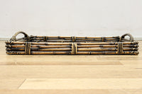 ツートンの色合いが素敵な持ち手付きの角盆 DC7556