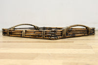 ツートンの色合いが素敵な持ち手付きの角盆 DC7556