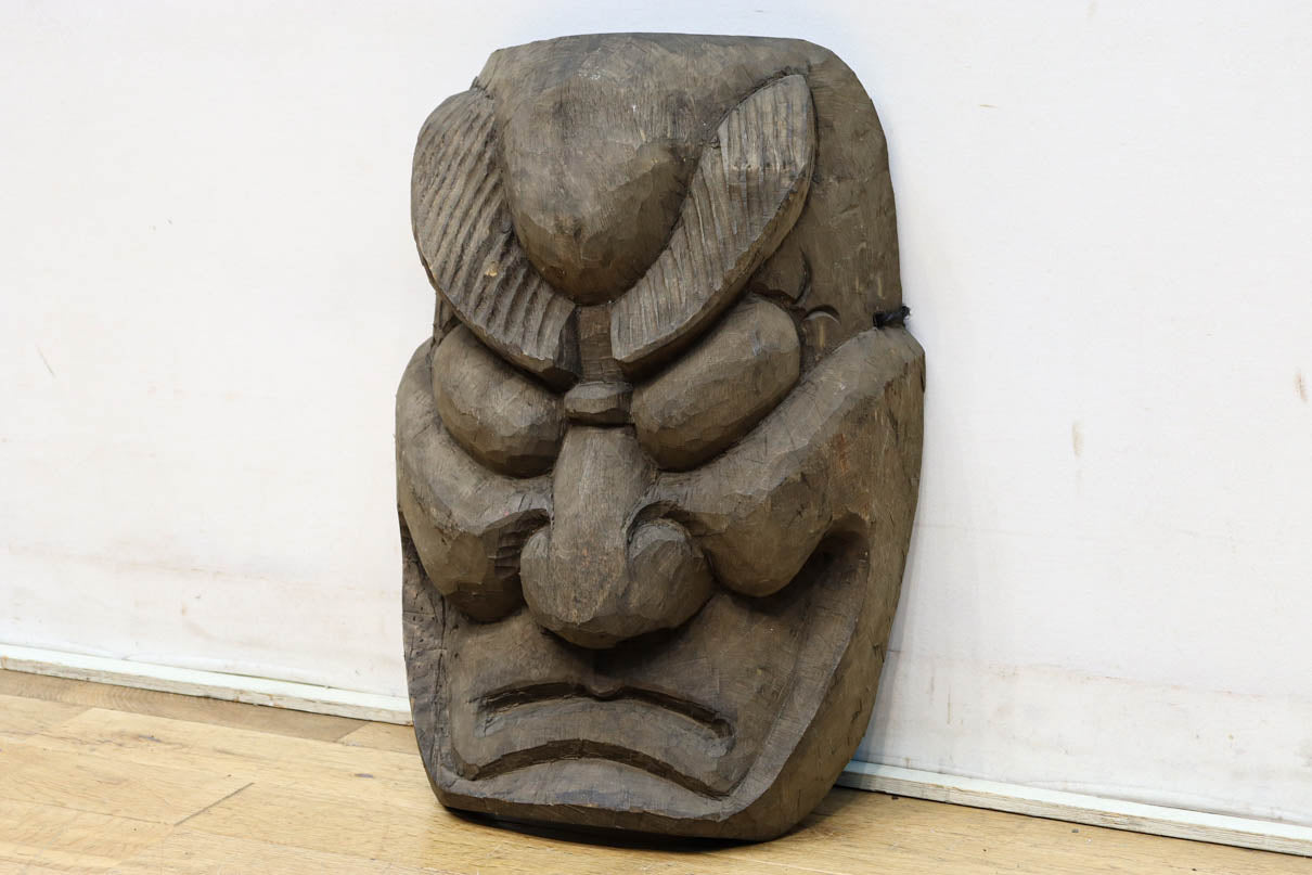 睨み付ける形相の迫力あるかまど面 DC7597 – 古福庵 [ KOFUKUAN