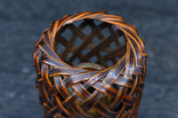 竹の色合が美しい上品な佇まいをした花カゴ DC7607