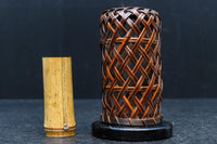 竹の色合が美しい上品な佇まいをした花カゴ DC7607