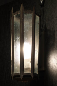 特大サイズ!!星模様入りガラスで煌びやかな八角柱ブラケット DC7639