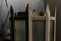 特大サイズ!!星模様入りガラスで煌びやかな八角柱ブラケット DC7639