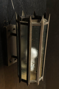 特大サイズ!!星模様入りガラスで煌びやかな八角柱ブラケット DC7639