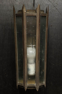 特大サイズ!!星模様入りガラスで煌びやかな八角柱ブラケット DC7639