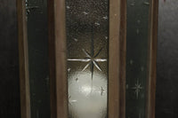 特大サイズ!!星模様入りガラスで煌びやかな八角柱ブラケット DC7639