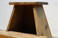 温かみある風合いの木地色の踏み台 DC7645