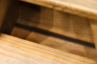 温かみある風合いの木地色の踏み台 DC7645