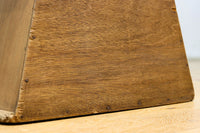 温かみある風合いの木地色の踏み台 DC7645