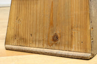 温かみある風合いの木地色の踏み台 DC7645