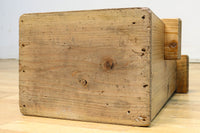 温かみある風合いの木地色の踏み台 DC7645