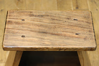 温かみある風合いの木地色の踏み台 DC7645