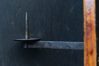 時代を経た貫禄のある壁掛け式ろうそく立て DC7675