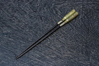 持ち手に時代を経た味わいある戦役記念火箸 DC7684