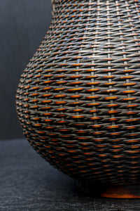 大きな持ち手付きの上品な花カゴ DC7706