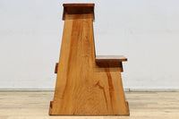 温かみある木地色の安定感のある踏み台 DC7738