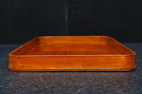 春慶塗りの艶みある色合いで上品な角盆 DC7759