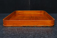 春慶塗りの艶みある色合いで上品な角盆 DC7759