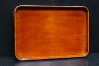 春慶塗りの艶みある色合いで上品な角盆 DC7759