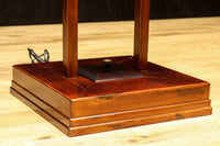 朱の木製フレームで華やかな角型行灯(あんどん) DC7782