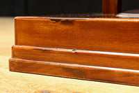 朱の木製フレームで華やかな角型行灯(あんどん) DC7782