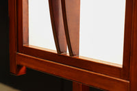 朱の木製フレームで華やかな角型行灯(あんどん) DC7782