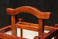 朱の木製フレームで華やかな角型行灯(あんどん) DC7782