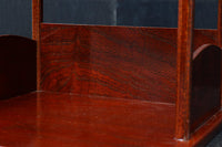 小サイズ!! 杢目の流れが美しく艶やかな朱漆の飾り台 DC7790