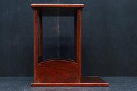 小サイズ!! 杢目の流れが美しく艶やかな朱漆の飾り台 DC7790