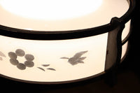 小花と小鳥の透かし模様が可愛らしい電笠DC7830